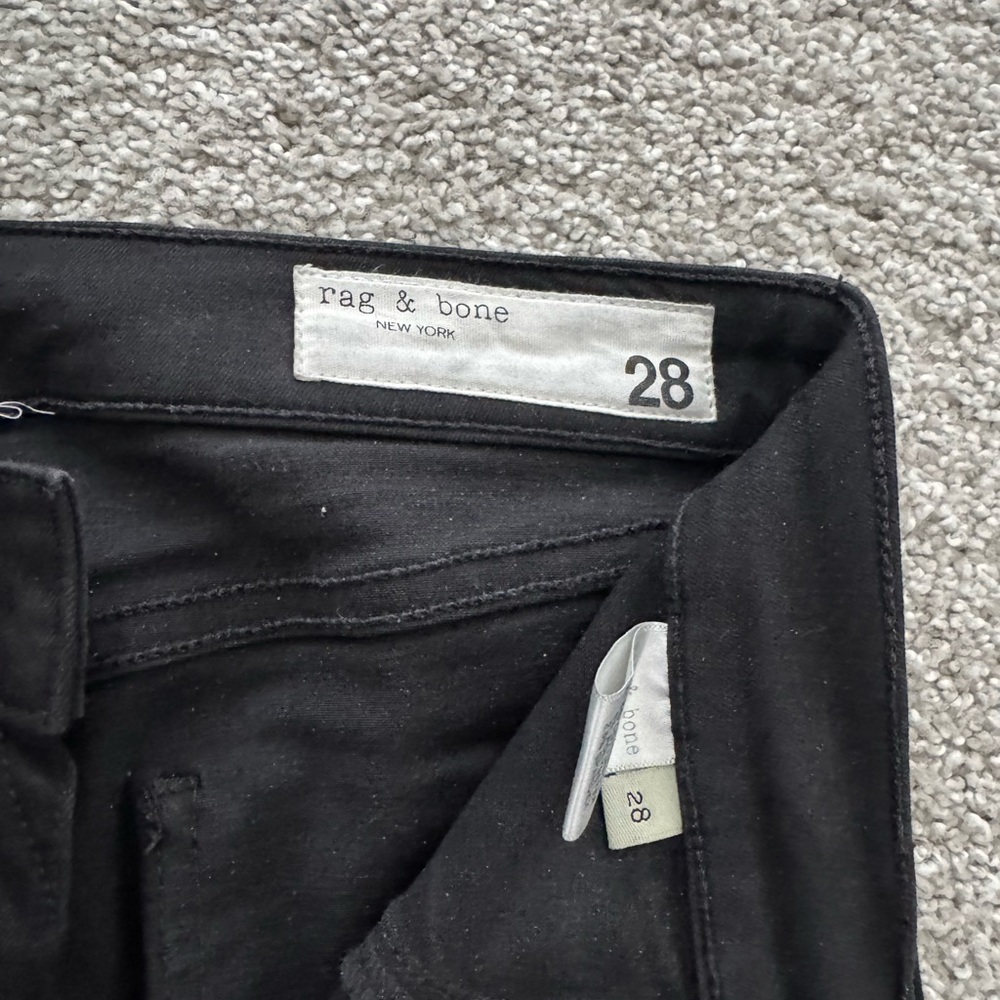 rag & bone Black Slim Jeans